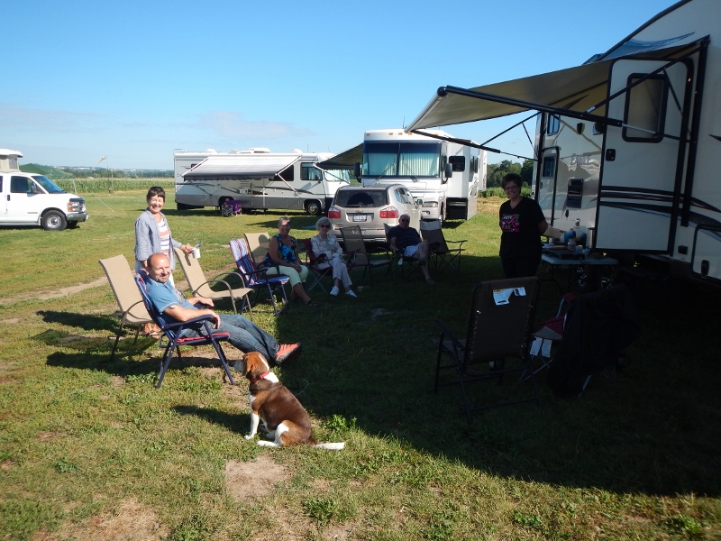 2015 Runway
      Campout Gang Relaxes
