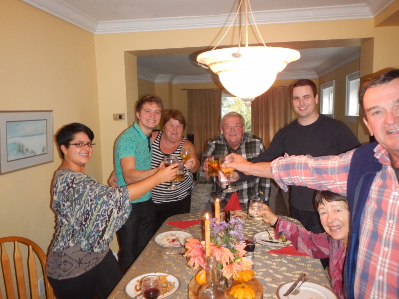 2015 Thanksgiving dinner in Scarborough