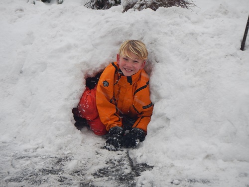 2016 BC Barrett in his snow cave