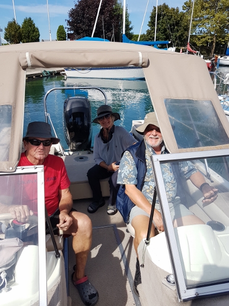2019 we go for a boat ride with John & Eleanor