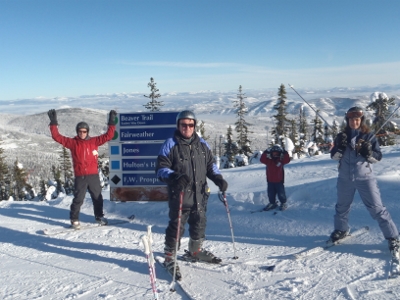 2013 BC Mount Bauldy at the
      top of the Lift
