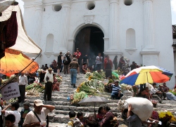 Chichicastenago the largest Market in Quatemala