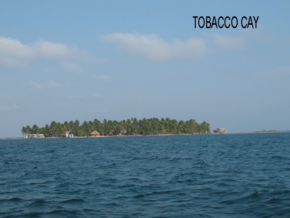 Tobacco Cay on the Barrier Reef in Belize