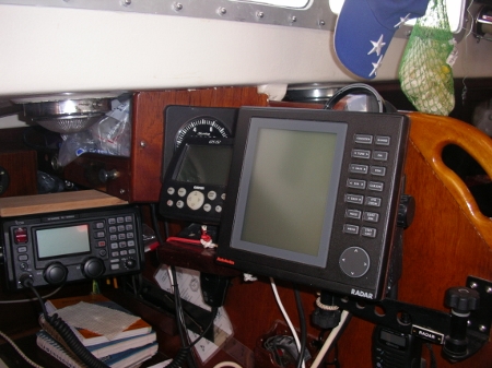 A view of Tundras Nav Station and
          Radar mount that has since been removed
